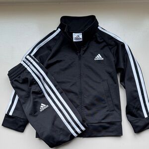 Adidas Black and White Athletic Set